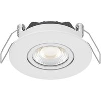 Arum Lighting – Spot encastrable LED orientable CCT 5W – Dimmable 3 teintes – IP65 – Pour espaces humides – Angle de faisceau 40° – 530 lumens