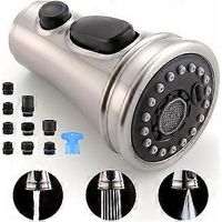 Tête de robinet de cuisine de rechange à 3 jets, douchette extractible pour mitigeur de cuisine universel G1/2, tête de douchette pour robinet de cuisine, remplacement pour robinet de cuisine