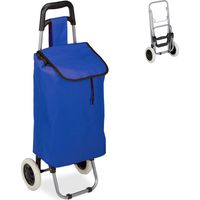 Folding shopping trolley