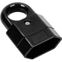 Orno Enchufe EURO Plano Negro 10A 50 unidades