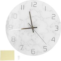 Horloge Murale en Marbre, Mode Acrylique fissuré de la Mode Décoration Salon Décoration de Salon