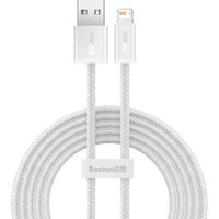 Baseus Dynamisches USB-auf-Lightning-Kabel, 2,4 A, 2 m (Weiß)