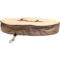 Modeno Wetterschutzhaube für Gasbrenner, braun, aus Kanevas Textil