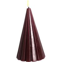 Vela LED Sirius Laura Árbol Pino Burdeos 23 cm