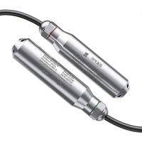 Transmetteur de niveau de pression statique submersible avec sortie 4-20 mA, adapté aux liquides des réservoirs d'eau, tension DC12-36 V, qualité industrielle, portée de mesure de 6 mètres, longueur d