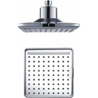 Sined Led 4 Quadratische Kopfbrause Mit Sensor Und Ledlicht Grau