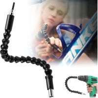 Flexible Drill Bit Extension - 150 mm Length - Magnetic Hex Shank - Soft Flexible Shaft - For Electric Pneumatic Cordless Screwdrivers - 1 Piece