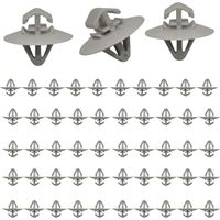 50Pcs Car Panel Clips, Trafic Side Door Moulding Panel Plastic Fasteners Side Moulding Lower Trim Clips For Vauxhall Vivaro, MG Car Accessories