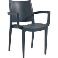 Fauteuil CAMELIA en polypropylène style contemporain pour extérieur
