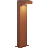 Forward Paletto Luminoso Asimmetrico 13W 3000K IP65 in Alluminio Finitura Corten 13x15x50 cm per Illuminazione Percorsi Esterni e Aree Giardino