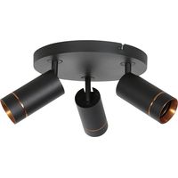 Steinhauer - spot - DownLume - schwarz - metall - Ø 30cm - GU10 -