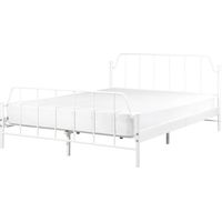 Bed Metal MAURESSAC 140 x 200 cm (EU Double) White