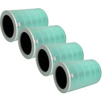 vhbw 4x Filtres HEPA compatible avec Xiaomi Mi Air Purifier 2C, Mi Air Purifier 2H purificateur d'air - Filtre de rechange avec charbon actif intégré