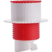 Bouchon de siphon de sol anti-odeurs, dispositif anti-refoulement, tuyau d'évacuation