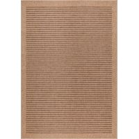 Naturel – Tapis shaggy aspect jute beige et noir 120x170cm – 100% polypropylène – Tissé plat 3mm – Densité 1400g/m2