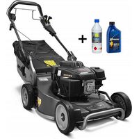Tondeuse thermique 53cm 7Hp 196cc – Entraînement automoteur 3 vitesses – Hauteur de coupe réglable 25-76mm – Bac de ramassage 70L – Weibang
