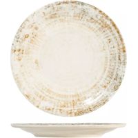 6 x assiettes plates ERIS - 21 cm - Porcelaine - H&H