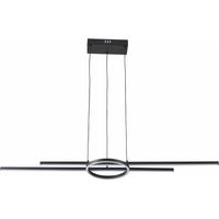 Lampada sospensione Reality Xandra LED 36W nera 100cm