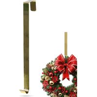 Gancio appendiabiti per decorazioni, gancio per appendere una ghirlanda alla porta, oro