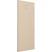 Piatto Doccia Rettangolare 80x140 cm in SMC Colore Avorio Effetto Pietra Tagliabile e Antiscivolo Altezza 2,6cm Mod. Samos