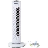 Ventilateur colonne OSCILLANT ORBEGOZO TW0745 45W 3 vitesses H74cm Blanc
