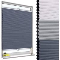 WOLTU Tenda Plissettata a Nido d'Ape Tende Avvolgibili Oscurante al per Finestra Blu 65x130 cm (Parti in plastica)