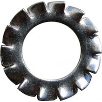 ORECA - 20 RONDELLE ELASTICHE DENTELLATEESTERNE M.6 IN ACCIAIO ZINCATO