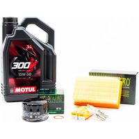 Kit Révision Filtres Bougies pour BMW F 800 S de 2006 à 2010 - MOTUL 300V ROAD RACING 15W50 4L