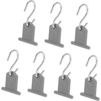 Lot de 7 crochets pour auvent de camping-car, auvent de caravane, accessoires pour caravane, crochets extérieurs pour voiture
