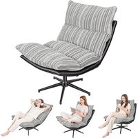 Flachsofa / Boden-Sessel, Relaxsessel, gepolstertes Design, mit verstellbarer Rückenlehne und 360°-Drehfunktion