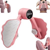 Appareil Musculation Fessier, Cuisse Toner Musculation Fessier Femme Maison pour Améliore Le Contrôle de la Vessie/Correction De Muscle Pelvien Serrage(Rose)