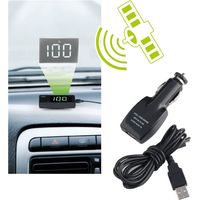 Pantalla HUD para coche con proyección de velocidad GPS