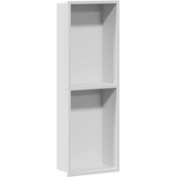 Nichos de Ducha Blanco 60 x 20 x 9,5 cm Acero inoxidable vidaXL