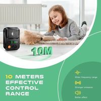 Anti Aboiement Chien, Automatique Boitier Ultrason Anti Aboiement Chien avec 3 Modes, Audio et Ultrasons Dispositif Anti-aboiement, Rechargeable et Etanche pour Intérieur Extérieur