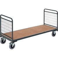 PROVOST - Chariot de manutention à 2 dossiers grillagés pour charges volumineuses - Provost