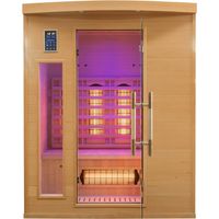 Infrarotsauna Apollon Quartz 3 Plätze - 153 x 128 x 190 cm - Fichtenholz - France Sauna