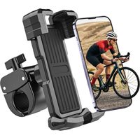 Support universel pour téléphone de guidon de moto à 360° compatible avec iPhone, Samsung et tous les téléphones de 4,5 à 7 pouces...
