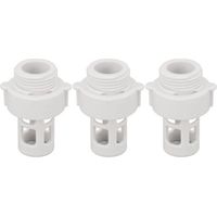 Connecteur de vidange pour tuyau de piscine, 3 pièces, adaptateur de tuyau, bouchon de vidange pour piscines rondes Intex 10184, filetage 25 mm