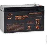 Batterie pour onduleur UPS 12V 9Ah – Haute performance NX 9-12 – Idéale pour systèmes de secours – Environnement exigeant – Enix Energies