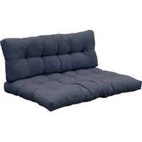 Set 2 anthrazitgraue outdoor-kissen - Red Deco - RIOUGA