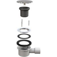 PILETTA PER PIATTI DOCCIA TRIGONO INOX Misura: Diam. 90