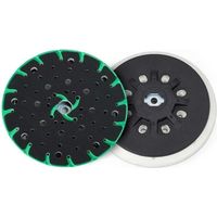 150 mm sanding disc with dust extraction – M8 connection thread – replacement for the Festool sanding disc, compatible with 150 mm random orbital sanders from Bosch, Makita, etc.
