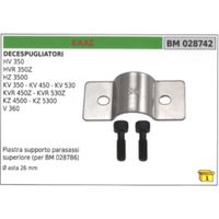 KAAZ obere Achshalterung für Freischneider HV350 Ø 26 mm