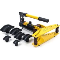 Wiltec – Cintreuse hydraulique 6 tonnes – Cintrage tubes Ø6,35–25,4mm à 90° – 6 matrices incluses – Design ergonomique et antidérapant