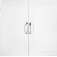 Armoire Murale de Salle de Bain, Étagères Réglables, Meuble de Rangement Moderne, pour Salle de Bain, Blanc
