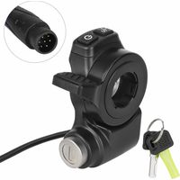 Compatible with the Kukirin G2Master scooter throttle assembly and power switch accessories, with lock and switch.