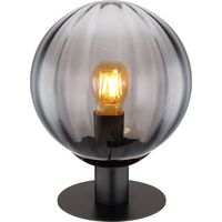 Globo - lámpara de mesa - Dallerta - negro - vidrio vidrio