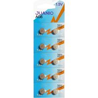 Lot de 10 Piles bouton plates 1,5V type AG6 compatibles 371A LR920 LR921 TR920 SR69 CX69 GP71 S21 - Juanio -