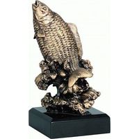 Victoria Karpfenfigur aus Resin 17,5 cm