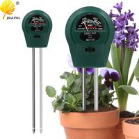Testeur de sol 3 en 1, type à aiguille, testeur d'intensité lumineuse et de pH, humidimètre pour l'horticulture (une unité)